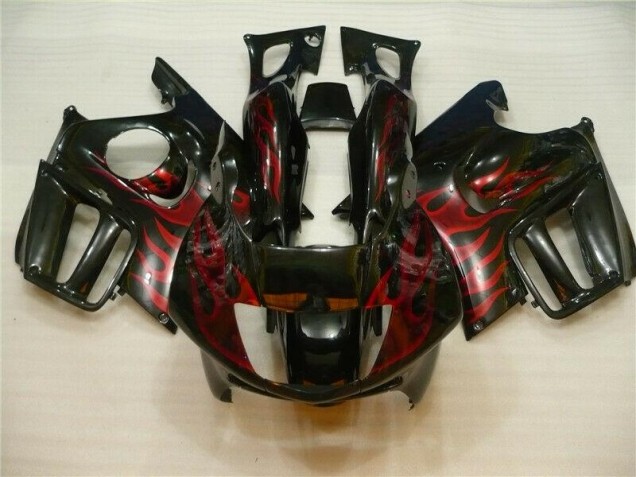 Online CBR 600 F3 95-98 Verkleidung - Schwarz rote Flamme