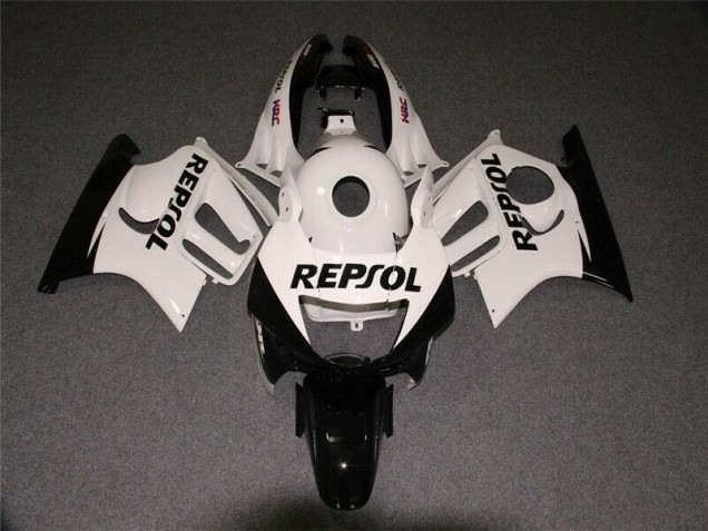 Online CBR 600 F3 95-98 Verkleidungen - Weiß Schwarz Repsol