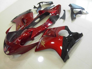 Online CBR 1100 XX Blackbird 96-07 Verkleidungen - Rot Schwarzbird