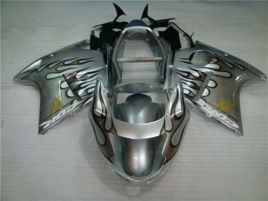 Online CBR 1100 XX 96-07 Verkleidungen - Flamme Silber grau