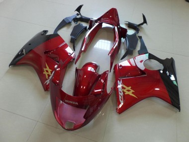 Online CBR 1100 XX 96-07 Verkleidungen - Candy Rot Schwarz OEM Stil