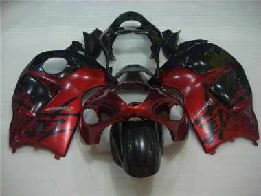 Online GSXR 1300 Hayabusa 96-07 Verkleidung - Rot Schwarz