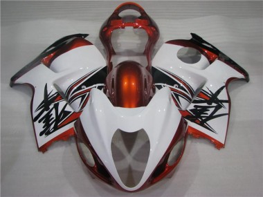 Online GSXR 1300 Hayabusa 96-07 Verkleidungen - Orange Silber Schwarz
