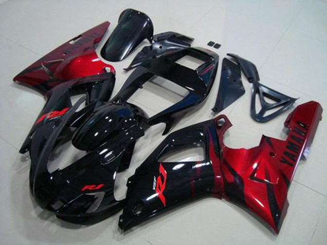 Online R1 98-99 Verkleidungen - Schwarz Rot Online R1 98-99 Verkleidungen - Schwarz Rot