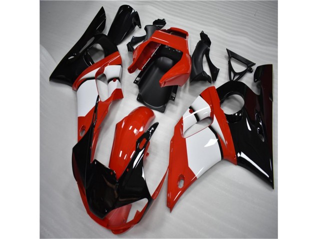 Online R6 98-02 Verkleidungen - Schwarz Weiß Online R6 98-02 Verkleidungen - Schwarz Weiß