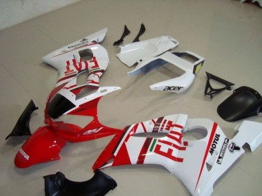 Online R6 98-02 Verkleidungen - Weiß Rot Fiat Motul Acer