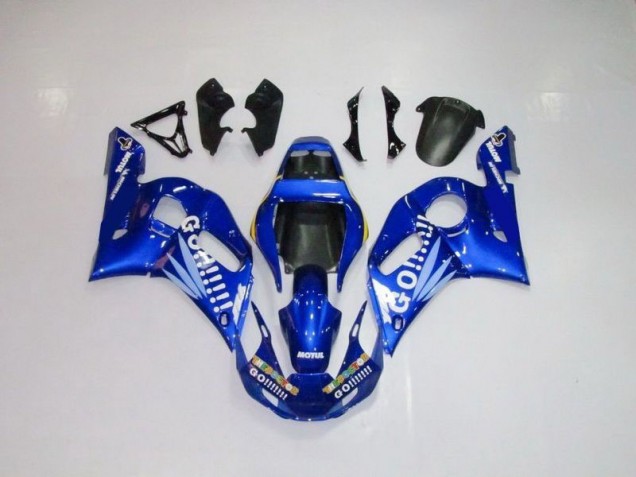 Online R6 98-02 Verkleidungen - Blau Weiße Go Motul Online R6 98-02 Verkleidungen - Blau Weiße Go Motul