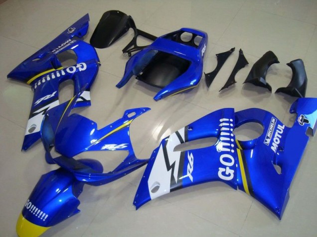 Online R6 98-02 Verkleidungen - Blau Go Motul Online R6 98-02 Verkleidungen - Blau Go Motul