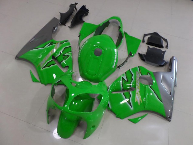 Online ZX12R 00-01 Verkleidungen - Grüne Flamme