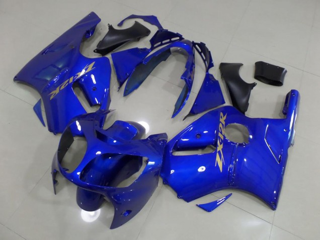 Online ZX12R 00-01 Verkleidungen - Blau mit goldenem Aufkleber Online ZX12R 00-01 Verkleidungen - Blau mit goldenem Aufkleber