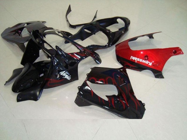 Online ZX9R 00-01 Verkleidungen - Rot Flamme Online ZX9R 00-01 Verkleidungen - Rot Flamme