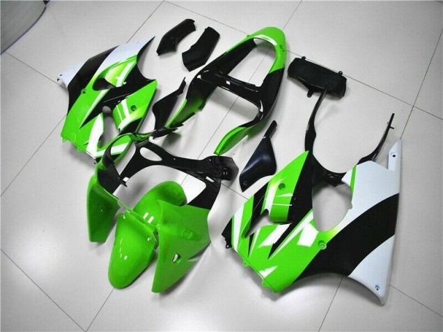 Online ZX6R 00-02 Verkleidungen - Grün Weiß Schwarz
