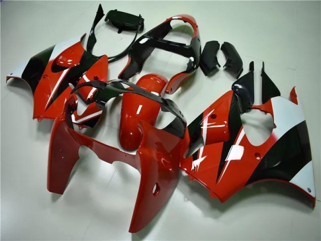 Online ZX6R 00-02 Verkleidungen - Rot Schwarz Weiß Online ZX6R 00-02 Verkleidungen - Rot Schwarz Weiß