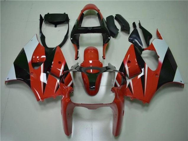 Online ZX6R 00-02 Verkleidungen - Rot Schwarz Weiß Online ZX6R 00-02 Verkleidungen - Rot Schwarz Weiß