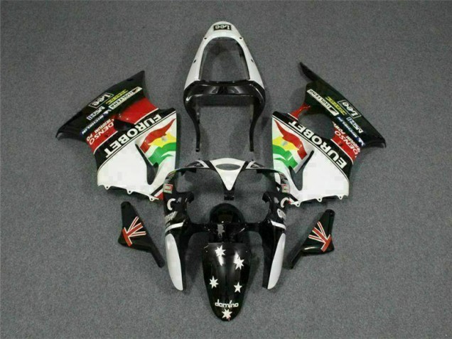 Online ZX6R 00-02 Verkleidungen - Schwarz Weißer Eurobet Online ZX6R 00-02 Verkleidungen - Schwarz Weißer Eurobet