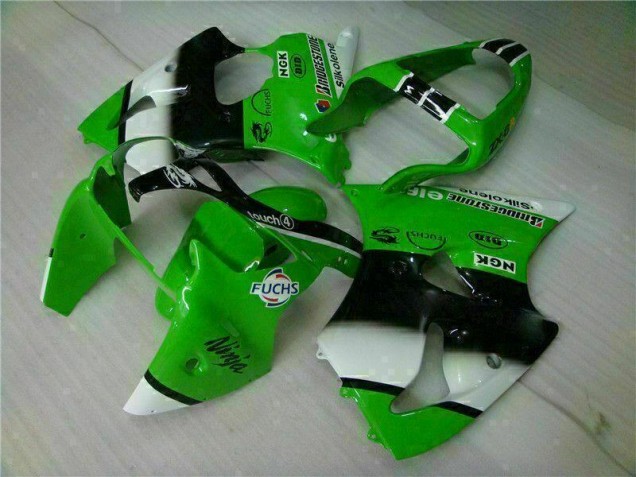 Online ZX6R 00-02 Motorrad Verkleidungen - Grün Schwarz Online ZX6R 00-02 Motorrad Verkleidungen - Grün Schwarz