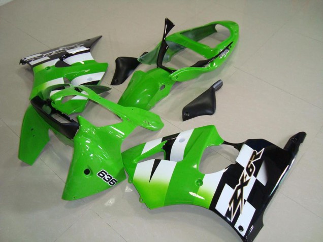 Online ZX6R 00-02 Verkleidung & Plastik - Grün Schwarz Online ZX6R 00-02 Verkleidung & Plastik - Grün Schwarz