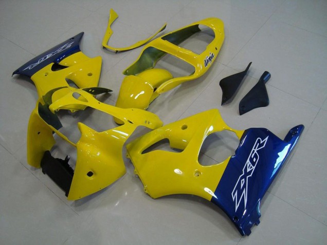 Online ZX6R 00-02 Verkleidungen - Gelb Blau Online ZX6R 00-02 Verkleidungen - Gelb Blau