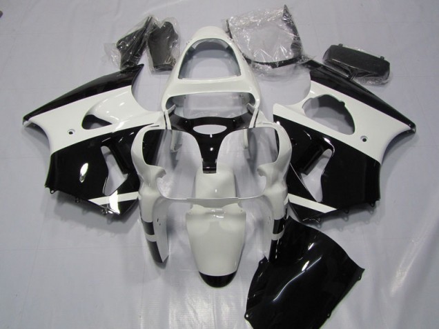 Online ZX6R 00-02 Verkleidungen - Weiß Schwarz Online ZX6R 00-02 Verkleidungen - Weiß Schwarz