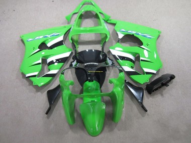Online ZX6R 00-02 Verkleidungen - Grün Schwarz Weiß