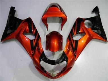 Online GSXR 1000 K1 00-02 Verkleidungen - Orange Schwarz