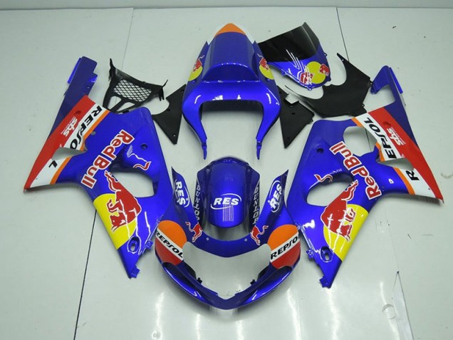 Online GSXR 1000 K1 00-02 Verkleidungen - Blau Rot Bull Online GSXR 1000 K1 00-02 Verkleidungen - Blau Rot Bull