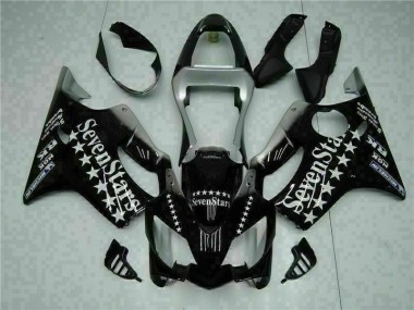 Online CBR 600 F4i 01-03 Verkleidungen - Schwarz Weißes SevenStarss