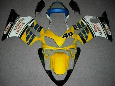 Online CBR 600 F4i 01-03 Verkleidungen - Gelb Weiß
