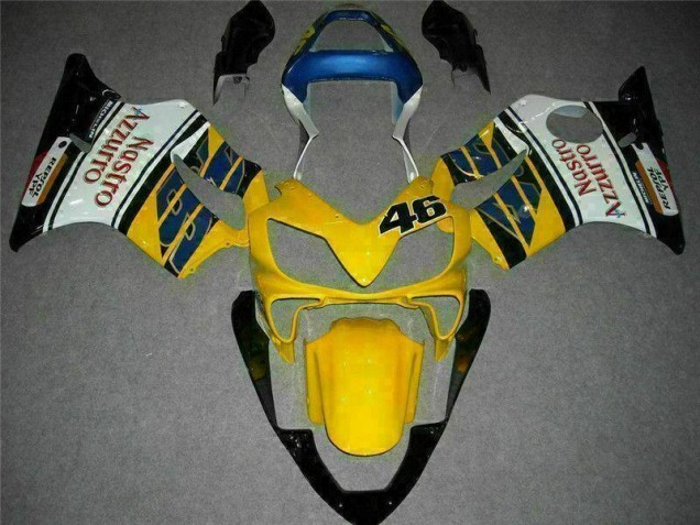 Online CBR 600 F4i 01-03 Verkleidungen - Gelb Weiß Online CBR 600 F4i 01-03 Verkleidungen - Gelb Weiß