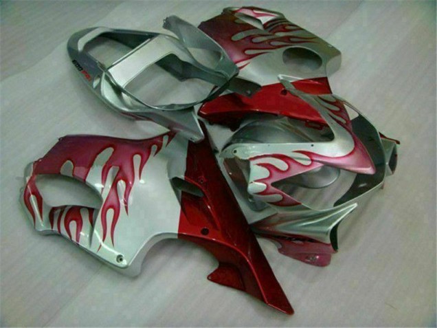 Online CBR 600 F4i 01-03 Verkleidungen - Rot Flamme Silber Online CBR 600 F4i 01-03 Verkleidungen - Rot Flamme Silber