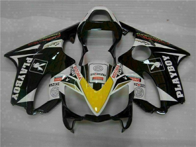 Online CBR 600 F4i 01-03 Verkleidungen - Gelb Silber Schwarz Playboy Online CBR 600 F4i 01-03 Verkleidungen - Gelb Silber Schwarz Playboy