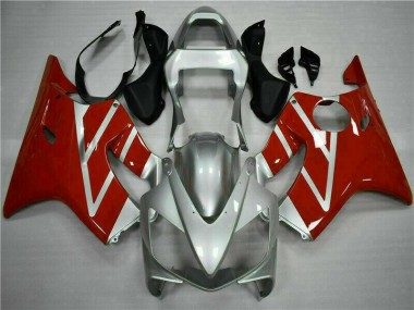 Online CBR 600 F4i 01-03 Vollverkleidung - Rot Silber