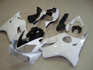 Online CBR 600 F4i 01-03 Verkleidungen - Weiß mit Schwarz Streifen