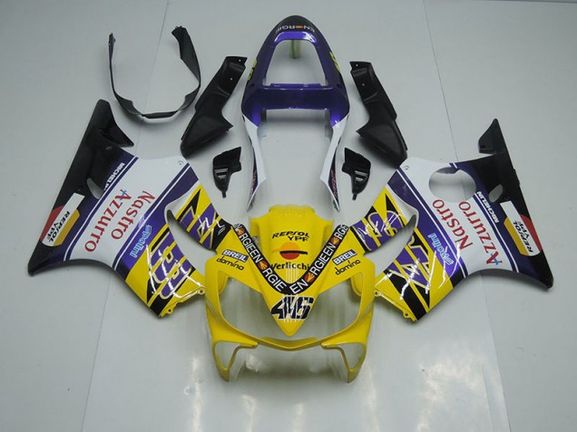 Online CBR 600 F4i 01-03 Verkleidungen - Gelb Weiß Nastro Azzurro Online CBR 600 F4i 01-03 Verkleidungen - Gelb Weiß Nastro Azzurro