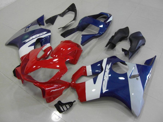 Online CBR 600 F4i 01-03 Verkleidungen - Rot Blau Silber Online CBR 600 F4i 01-03 Verkleidungen - Rot Blau Silber