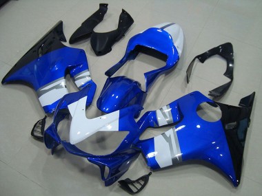 Online CBR 600 F4i 01-03 Verkleidungen - Weiß Blau Schwarz