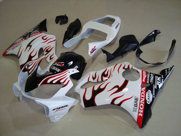Online CBR 600 F4i 01-03 Verkleidungen - Weiß Flamme Online CBR 600 F4i 01-03 Verkleidungen - Weiß Flamme
