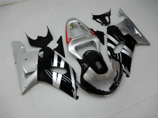 Online GSXR 600 / 750 K1 K2 K3 01-03 Verkleidungen - Schwarz Silber Online GSXR 600 / 750 K1 K2 K3 01-03 Verkleidungen - Schwarz Silber