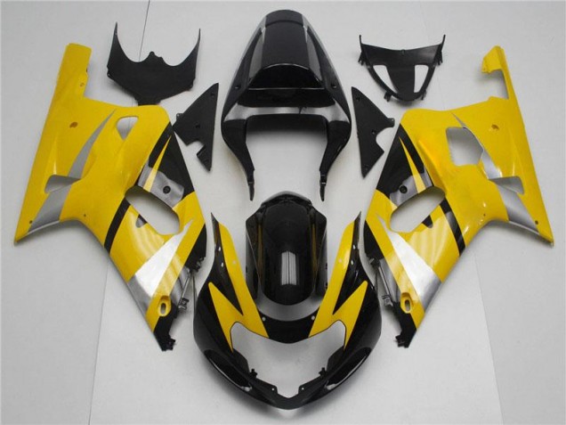 Online GSXR 600 / 750 K1 K2 K3 01-03 Verkleidung - Gelb Schwarz Online GSXR 600 / 750 K1 K2 K3 01-03 Verkleidung - Gelb Schwarz