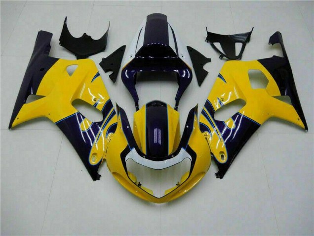 Online GSXR 600 / 750 K1 K2 K3 01-03 Vollverkleidung - Gelb Online GSXR 600 / 750 K1 K2 K3 01-03 Vollverkleidung - Gelb