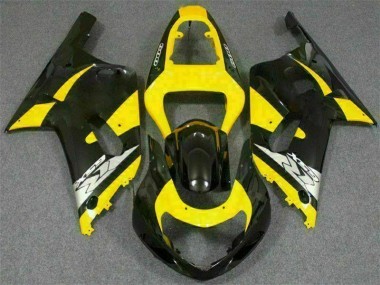 Online GSXR 600 / 750 K1 K2 K3 01-03 Verkleidungen - Gelb Schwarz