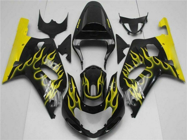 Online GSXR 600 / 750 K1 K2 K3 01-03 Verkleidungen Komplett Sets - Schwarz Online GSXR 600 / 750 K1 K2 K3 01-03 Verkleidungen Komplett Sets - Schwarz