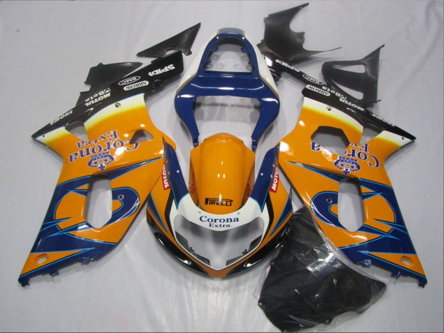 Online GSXR 600 K1 K2 K3 01-03 Verkleidungen - Blau Orange Corona Extra Online GSXR 600 K1 K2 K3 01-03 Verkleidungen - Blau Orange Corona Extra