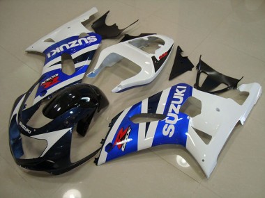Online GSXR 750 K1 K2 K3 01-03 Verkleidung - Blau Weiß