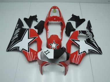 Online CBR 900 RR 954 02-03 Verkleidungen - Schwarz Roter Stern
