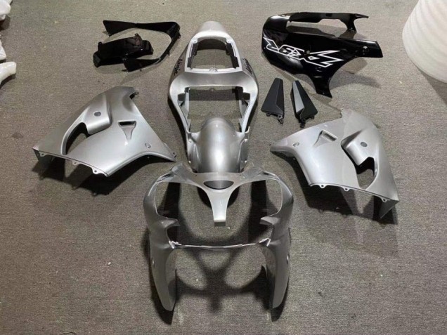 Online ZX9R 02-03 Verkleidungen - Silber Glänzend Schwarz Online ZX9R 02-03 Verkleidungen - Silber Glänzend Schwarz