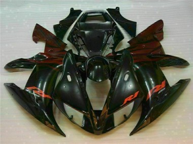 Online R1 02-03 Motorrad Verkleidung - Schwarz