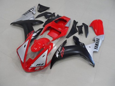 Online R1 02-03 Verkleidungen - Rot Matte Silber
