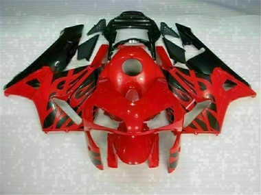 Online CBR 600 RR 03-04 VollVerkleidungen & Plastik - Rot Schwarz