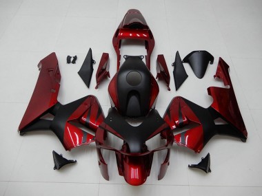 Online CBR 600 RR 03-04 Verkleidungen - Rot Schwarz